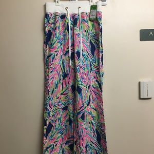 Lilly Pulitzer! Palm Reader Beach Pants, Size S!
